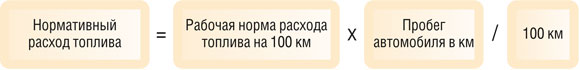Нормативный расход топлива