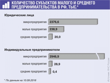 Более 90% всех субъектов малого и среднего предпринимательства — это микропредприятия