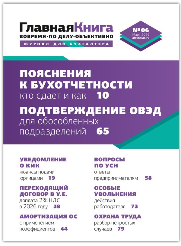 Новости: Читайте выпуск журнала «Главный аудит» № 06/2026